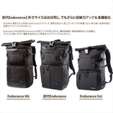 Endurance(エンデュランス)カメラバッグ HG 2気室構造 ロールトップ リュックタイプ 一眼レフ用 カメラバック カメラリュック